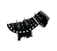 Spiked Vest for Dogs - Studded Harness, Bite Proof Protective | Secure Outdoor Training Apparel, Comfortable Guard Dog Gear, Durable Anti Attack Clothing with Adjustable Chest Protectio