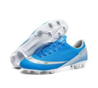 Spikes Athletics Children's Medium Distance Running Shoes Unisex Athletics Shoes Youth Sports Shoes with Spikes and Sprint Lightweight Racing Shoes for Men Women and Children, blue, 1.5 UK