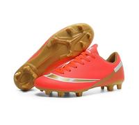 Spikes Athletics Children's Medium Distance Running Shoes Unisex Athletics Shoes Youth Sports Shoes with Spikes and Sprint Lightweight Racing Shoes for Men Women and Children, orange, 4 UK Child