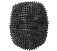 Spikes Face Mask, Steampunk Halloween Masquerade Spike Full Face Cover, Studded Mask Dust Cover for Cosplay Costume Parties, Themed Events, Ski Mask (Black)