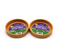 Spike's | Hedgehog Food or Water Bowl | Keep Hedgehogs Fed & Hydrated | Suitable for all Weather Conditions & 100% Recyclable | Made in the UK (2 Bowls)