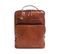 Spikes & Sparrow Bronco backpack leather 40 cm laptop compartment brown