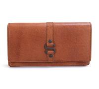 Spikes & Sparrow Leather RFID Wallet - Iowa - Brandy Cognac
