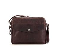 Spikes & Sparrow Women Hawaii Crossbody, Dark Brown, 20 x 5,5 x 15 cm