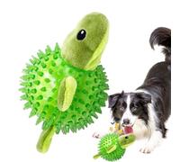 Spiky Ball Dog Toy Indestructible Natural Rubber Chew Ball Pet Toy | Strong & Bouncy Aggressive Chewers Natural Rubber Chew Ball Dog Teeth Cleaning Dog Toy Balls for Puppy Small Medium Large