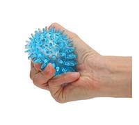 Spiky Ball, Soft Transparent Massage Ball Spiky Ball Hollow Strength Recovery Exercise Stress Relief Massage Ball for Hand Wrist, Foot, Back, Muscles(6CM)
