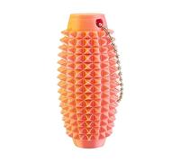 Spiky Fidget, Stimming Grip Toy, 3D Printed Design, Portable Anti Stress Charm, Sensory Keychain Tool for Kids, Teens, Adults, School, Road Trips, Travel, 3.15x1.18x1.18 inches
