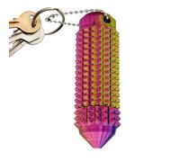 Spiky Fidget Toys, Kids 3D Printed Spiky Fidgets Keychain, 1.18x3.54 Inches Calming Sensory Tools for Toddler Children Men Women, Ideal to Travel School Office Home Classroom Stress Relief
