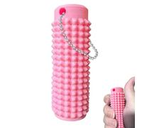 Spiky Grippie Stim Keychain, Anxiety Relief Fidget Toys Keychain for Kids Adults,Mini Sensory Toys for Autism ADHD,Portable Calming Keychain,Hard Spiky Massage Keychain for Stress Reduction and Focus