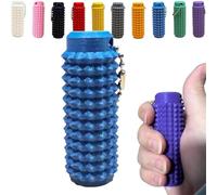 Spiky Grippie Stim Keychain, Anxiety Relief Pain Stim Bumpy Fidget Keychain,Calming Keychain,Venting Key Pendant,Hard Spiky Massage Keychain for Stress Reduction and Focus (Blue)