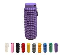 Spiky Grippie Stim Keychain, Anxiety Relief Pain Stim Bumpy Fidget Keychain, Stress, ADHD, Venting Key Pendant, Pocket Mini Fidget Toy, Little Ouchies Fidget, Novelty Gifts for Friends (Purple)
