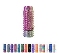 Spiky Grippie Stim Keychain, Anxiety Relief Pain Stim Bumpy Fidget Keychain, Stress, ADHD, Venting Key Pendant, Pocket Mini Fidget Toy, Little Ouchies Fidget, Novelty Gifts for Friends (B-04)