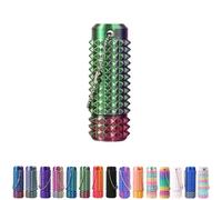 Spiky Grippie Stim Keychain, Anxiety Relief Pain Stim Bumpy Fidget Keychain, Stress, ADHD, Venting Key Pendant, Pocket Mini Fidget Toy, Little Ouchies Fidget, Novelty Gifts for Friends (B-06)