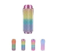Spiky Grippie Stim Keychain, Anxiety Relief Pain Stim Bumpy Fidget Keychain, Stress, ADHD, Venting Key Pendant, Pocket Mini Fidget Toy, Little Ouchies Fidget, Novelty Gifts for Friends (E-02)