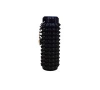 Spiky Grippie Stim Keychain,Calming Keychain, Fidget Keychain, Spiky Hard Massage Keychain for Anxiety Reduction (Black)