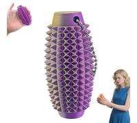 Spiky Grippie Stim Keychain,pain Stimming Fidgets Toy,fidget Pain Keychain Toy,3d Sensory Roller,Roller Massage Sensory Stress Reliefs Toys for Adults, Kids-D