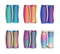 Spiky Grippie Stim Keychain Set,Anxiety Relief Pain Stim Bumpy Fidget Keychain,Stress,ADHD,Pocket Mini Fidget Toy,Little Ouchies Fidget,Novelty Gifts for Friends Colleagues Classmates (Set D-6pcs)