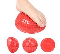 Spiky Massage Balls, Foot Massager Ball for Plantar Fasciitis, Trigger Point, Deep Tissue, Myofascial Release, Relax Tight Muscles, Massager Ball for Yoga, Balance Training, Gym (Red)