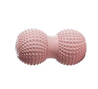 Spiky Peanut Massage Ball Roller Physical Therapy Massage Balls for Plantar Fasciitis Recovery, Trigger Point, Deep Tissue, Myofascial Release, Tension and Foot Pain Relief, Pink