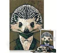 Spiky The Hedgehog 1000 Piece Jigsaw Puzzle for Adults Brain Challenge Toy Group Play Clear Cut Lovely Present 38x52cm