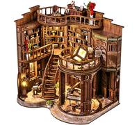 Spilay Book Nook Kit for Adults, Dreamy Book Hall with LED