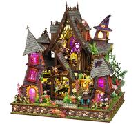 Spilay Miniature House Kits for Adults, Fantasy Witch Room Dolls House