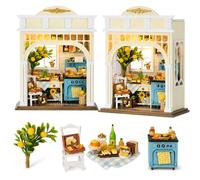 Spilay Miniature House Kits for Adults, Sunny Kitchen Cottage Dolls House