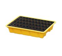Spill Containment Pallet, Leak-Proof Plastic Tray for Oil Drums, Durable Spill Prevention Platform, for Industrial Use