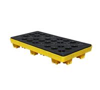 Spill Containment Platform, Modular Polyethylene Anti-Spill Pallets for Industrial Use, Leak-proof Design for Oil Drums and Warehouse Safety