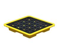 Spill Containment Platform, Modular Polyethylene Anti-Spill Pallets for Industrial Use, Leak-proof Design for Oil Drums and Warehouse Safety
