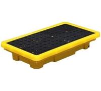 Spill Containment Tray，Industrial Pallets,Oil Spill Collection Pallets - Modular Platforms for Industrial and Laboratory Use, Non-Leakage Containers, Durable Plastic Design