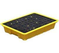 Spill Containment Tray，Industrial Pallets,Oil Spill Collection Pallets - Modular Platforms for Industrial and Laboratory Use, Non-Leakage Containers, Durable Plastic Design