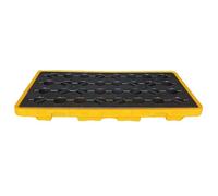 Spill Containment Tray with Grates, Anti-Leak Pallet for Safe Liquid Management and Environmental Protection