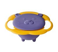 Spill Free Bowl For Kid - Rotation Meal Dish, Smooth Spin Bowls | Anti-Tilt Feeding Container For BabiesChildren Boys Girls, 360° Gyroscope Baby Snack Plate For Portable Food Time Dining Use