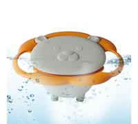 Spill Proof Bowl For - Gyro Rotating Movement, Spill-proof Inner Dish, Safe Drop Proof Construction | Fun & Innovative Feeding Tool, Lightweight Snack Stand