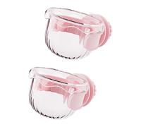 Spill-proof cage feeder cup for small to medium birds like a sex parakeet Ensures safe feeding and habitat. Pet Bird Parrot Feeder