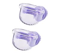 Spill-proof cage feeder cup for small to medium birds like a sex parakeet Ensures safe feeding and habitat. Pet Bird Parrot Feeder