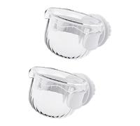 Spill-proof cage feeder cup for small to medium birds like a sex parakeet Ensures safe feeding and habitat. Pet Bird Parrot Feeder