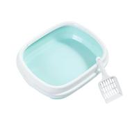 Spill Proof Detachable Cats Toilet With Sifting Scoops Anti Splashing Toilet For Travel Car Hotel Use Easyly Wash Ovals Litters Box