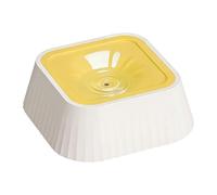 Spill Proof Dog Bowl, Large Capacity Pet Dispenser, 22x22x8cm Water Bowl with Non-Slip Build, Slow Flow Pp Dog Feeder, Pet Drinking Pot with Stable Base, Puppy Travel Use for Floor Car