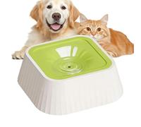 Spill Proof Dog, Bowl With No Drip Slow Drinking Design Free Hydration, 37oz Large Capacity Dish Medium Dogs, Non Slip Stable Base Pet Water Indoor Outdoor Travel Car Crate Use