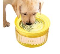 Spill Proof Dog Water Bowl | 1800ml Slow Drinking Feeder - Floating Pet Water Dispenser Bowl - for Sloppy Messy Drinkers Multi-Pet Households Cats Crate Travel Car Home
