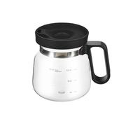 Spill-Proof Lid 16 Oz Glass Coffee Mug Mini Coffee Pot with Heatproof Large Capacity