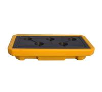 Spill-Proof Oil Tank Tray - Leakproof Containment Platform for Warehouses & Garages, Stackable Anti-Slip Design for Industrial Oil Storage & Spill Management, 26.57x14.76x4.72in/67.5x37.5x12CM(A)