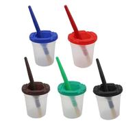 Spill-Proof Paint Cups | Paint Pots | Painting Tools Anti-Spill Paints Cup For Kids Art, Classroom Supplies, DIY Crafts, And Daily Creative Use