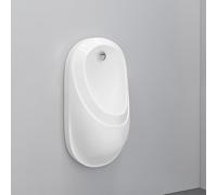 Spill Proof Urinal for Men, Wall-Mounted Ceramic Urinal, Commercial Residential Washout Urinal for Home Hotel Bathroom
