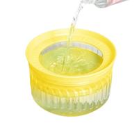 Spill Proof Water Bowl for Dogs,1800ml Slow Drinking Feeder - Anti Wetting Mouth Water Dispenser Floating Pet Bowl | for Home Travel Car Multi-Pet Households Dogs Cats Breeds Drinking