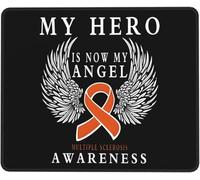 Spill-Resistant Mouse Pad, Fight Against Ms Awareness Multiple Sclerosis, Professional Mouse Mat, Keyboard Pad, 25X30cm, Work, PC, Home