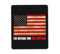 Spill-Resistant Mouse Pad, I'm Voting for The Outlaw 2024 Mousepads Comfortable Desk Pad 25X30cm for Office PC Computer