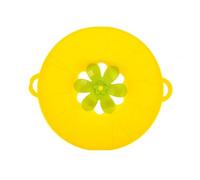 Spill Stopper Silicone Lid Cover Spill Stopper Lid Cover Boil Over Overflow Stopper Lid Cover For Pans Pots Boiling Kitchen Safeguard Multi-Function Environmental Utility Kitchen Tool(26cm Yellow)